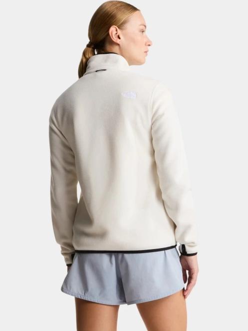 pulover polar pt. femei The North Face W Glacier Fleece Jacket alb 4
