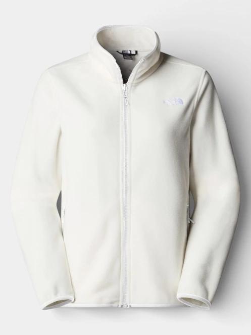 pulover polar pt. femei The North Face W Glacier Fleece Jacket alb 6