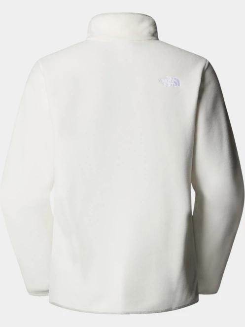 pulover polar pt. femei The North Face W Glacier Fleece 1/4 Zip Jacket alb 6