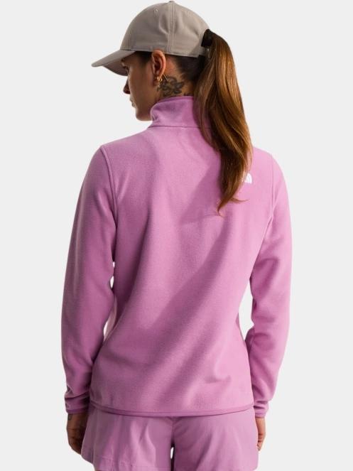 pulover polar pt. femei The North Face W Glacier Fleece 1/4 Zip Jacket magenta 4