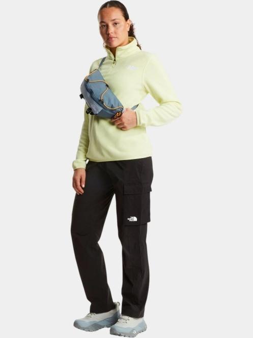 pulover polar pt. femei The North Face W Glacier Fleece 1/4 Zip Jacket galben 5