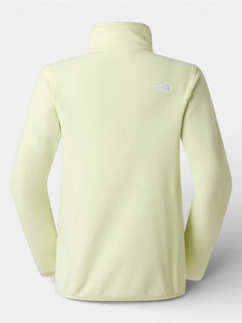 pulover polar pt. femei The North Face W Glacier Fleece 1/4 Zip Jacket galben 7