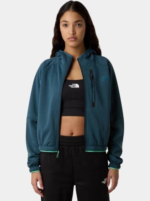 pulover cu gluga pt. femei The North Face W Mountain Athletics Fleece Full Zip Jac albastru 5