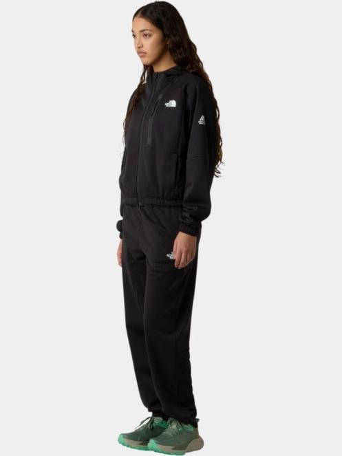 pulover cu gluga pt. femei The North Face W Mountain Athletics Fleece Full Zip Jac negru 4