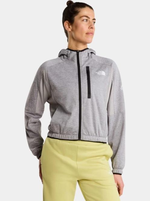 pulover polar pt. femei The North Face W Mountain Athletics Fleece Full Zip Jac gri 2