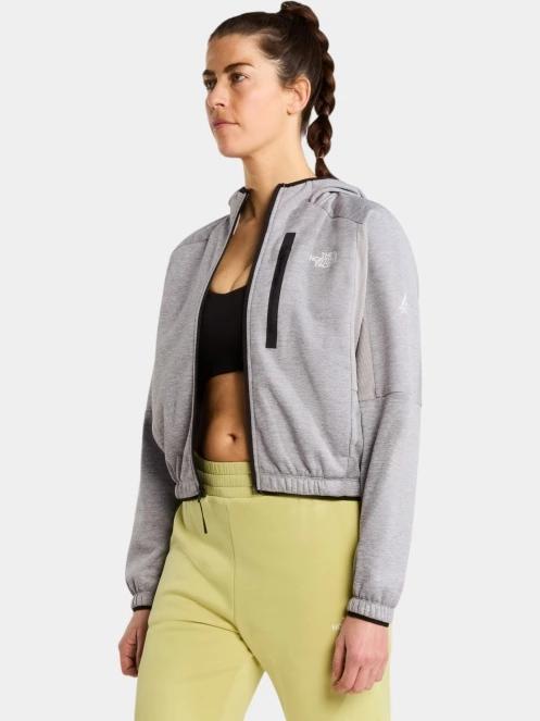pulover polar pt. femei The North Face W Mountain Athletics Fleece Full Zip Jac gri 4
