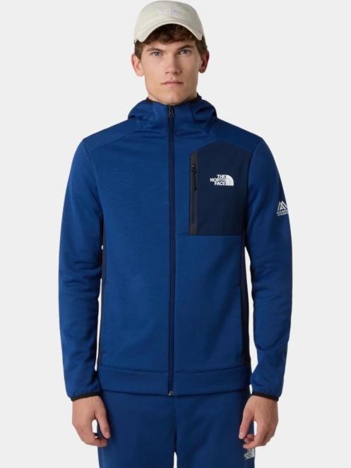 pulover polar pt. barbati The North Face M Mountain Athletics Fleece Full Zip Jac albastru 2