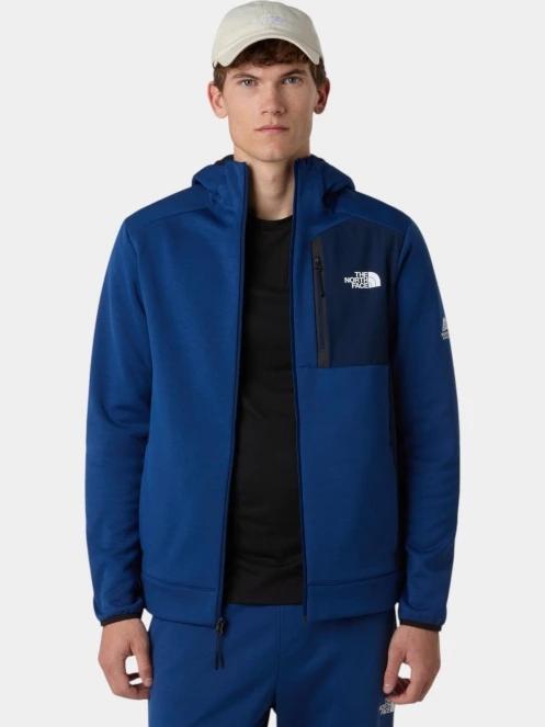pulover polar pt. barbati The North Face M Mountain Athletics Fleece Full Zip Jac albastru 5