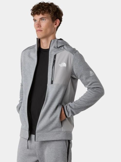 pulover polar pt. barbati The North Face M Mountain Athletics Fleece Full Zip Jac gri 3