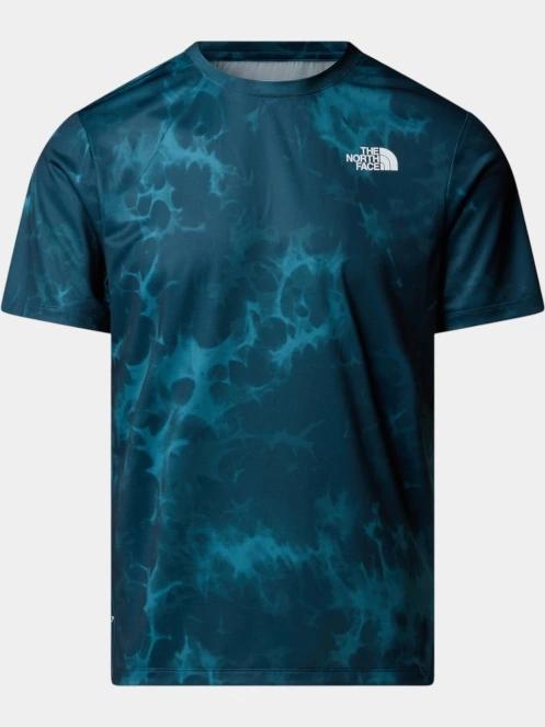 tricou pentru sport, cu maneci scurte pt. barbati The North Face M 24/7 Short Sleeves Regular Tee-Print albastru 5