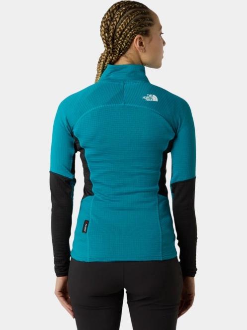pulover polar pt. femei The North Face W Polartec Powergrid Stormgap Jacket albastru 4