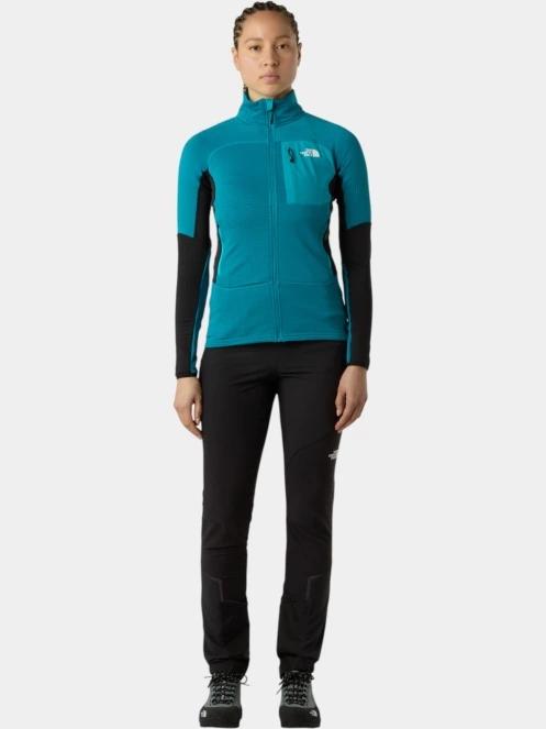 pulover polar pt. femei The North Face W Polartec Powergrid Stormgap Jacket albastru 5