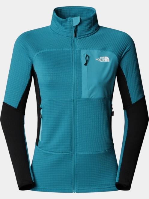 pulover polar pt. femei The North Face W Polartec Powergrid Stormgap Jacket albastru 6