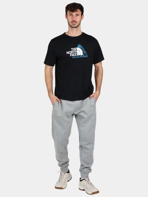 tricou cu maneci scurte pt. barbati The North Face M Mountain Foundation Ss Tee-Graphic negru 5