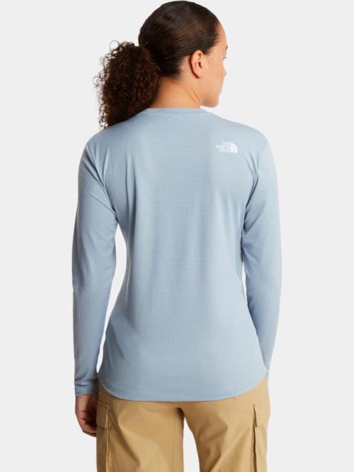 tricou cu maneci lungi, pentru sport pt. femei The North Face W Shadow Long Sleeve T-Shirt albastru deschis 4