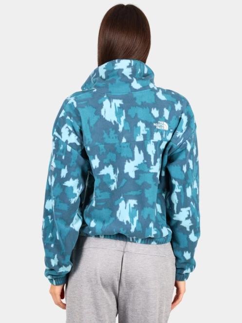 pulover polar pt. femei The North Face W Mountain Athletics Fleece 1/4 Zip-Prin albastru 4