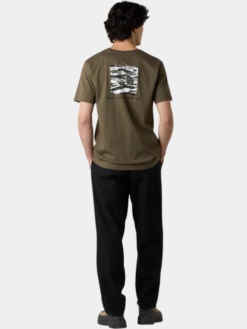 tricou cu maneci scurte pt. barbati The North Face M Box Nse Edge Of Light Infill S/S Tee verde 4