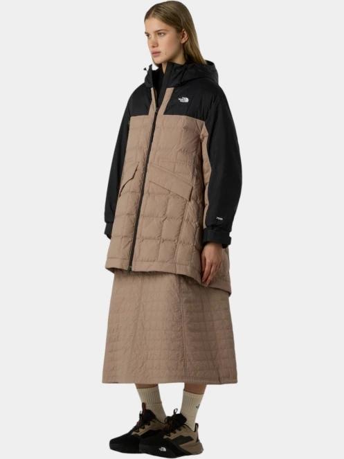 fusta midi pt. femei The North Face W Quilted Volume Skirt - Ap maro 4