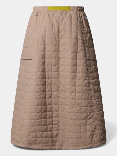 fusta midi pt. femei The North Face W Quilted Volume Skirt - Ap maro 6