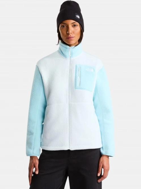 pulover polar pt. femei The North Face W Yumiori Full Zip albastru deschis 2