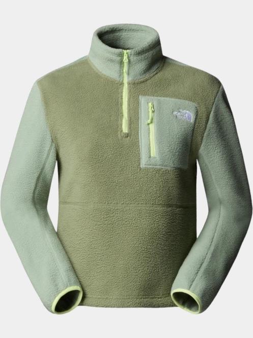 pulover polar pt. femei The North Face W Yumiori 1/4 Zip verde 5
