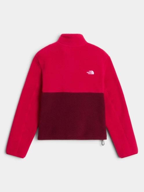 pulover polar pt. femei The North Face W Yumiori 1/4 Zip bordo 6