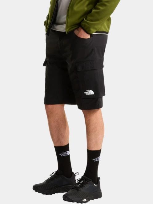 pantaloni scurti cu buzunare laterale, pentru drumetii pt. barbati The North Face M Exploration Cargo Shorts negru 2