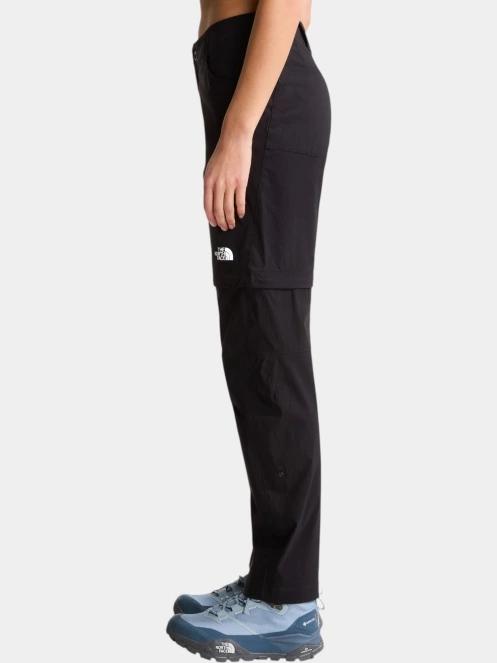 pantaloni de drumetie pt. femei The North Face W Exploration Reg Straight Convertible P negru 3
