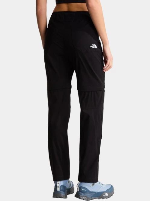 pantaloni de drumetie pt. femei The North Face W Exploration Reg Straight Convertible P negru 4