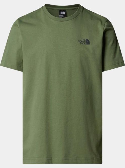 tricou cu maneci scurte pt. barbati The North Face M Mountain Sketch Ss Tee verde 5