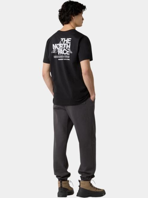 tricou cu maneci scurte pt. barbati The North Face M Mountain Sketch Ss Tee negru 4