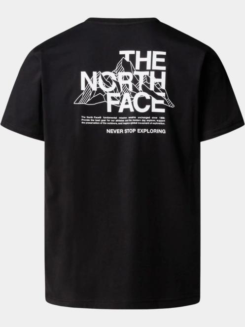 tricou cu maneci scurte pt. barbati The North Face M Mountain Sketch Ss Tee negru 6