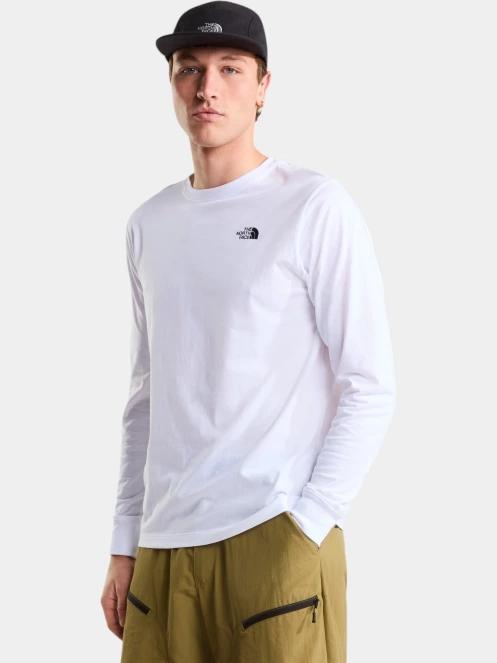 tricou cu maneci lungi pt. barbati The North Face M Evolution Simple Dome Regular Long Sle alb 2