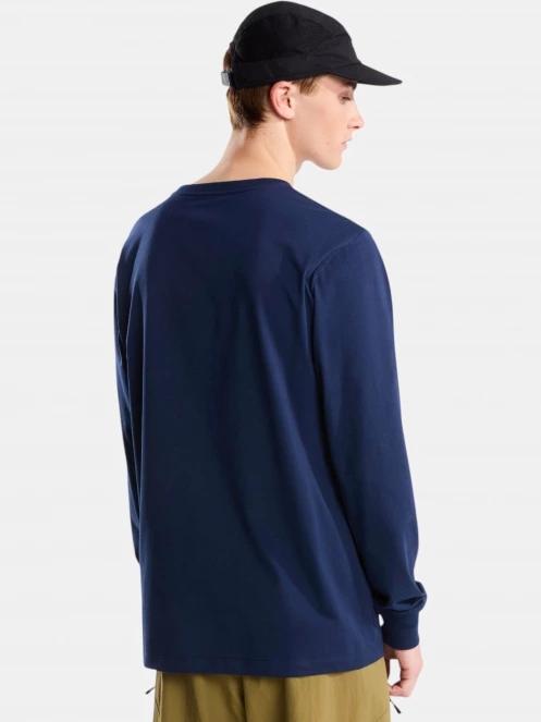 tricou cu maneci lungi pt. barbati The North Face M Evolution Simple Dome Regular Long Sle albastru inchis 3