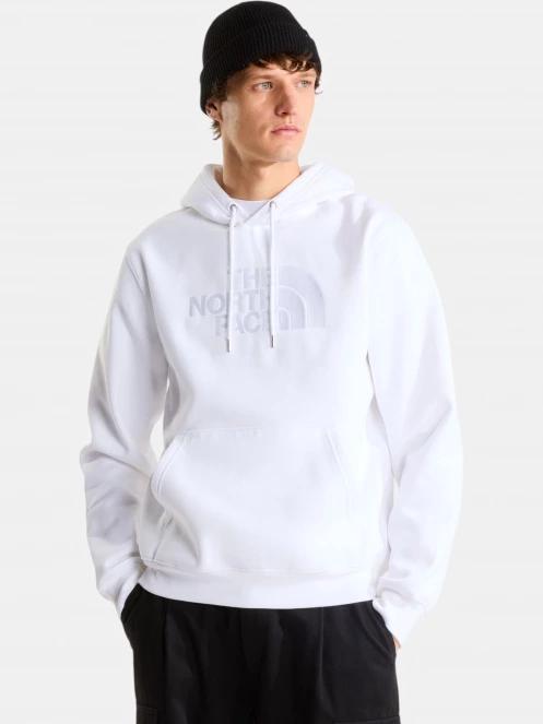 pulover cu gluga pt. barbati The North Face M Tnf Essential Drew Peak Regular Hoodie alb 2