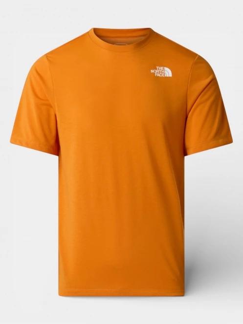 tricou pentru sport, cu maneci scurte pt. barbati The North Face M Bitmap Logo Short Sleeves Tee-Graphic portocaliu 5