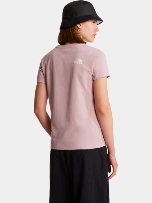 tricou cu maneci scurte pt. femei The North Face W Evolution Half Dome Slim Short Sleeve roz 3