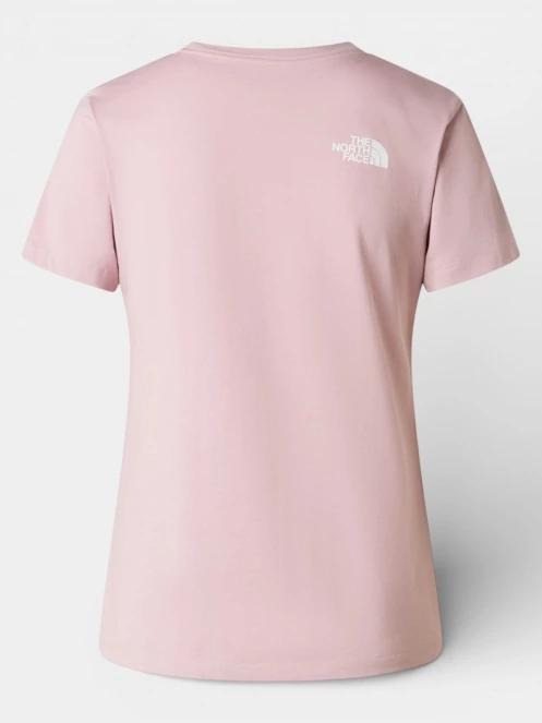 tricou cu maneci scurte pt. femei The North Face W Evolution Half Dome Slim Short Sleeve roz 6