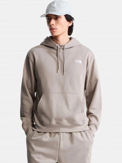 pulover cu gluga pt. barbati The North Face M Tnf Essential Terry Simple Dome Relaxe gri 2