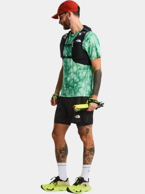 tricou pentru sport, cu maneci scurte pt. barbati The North Face M 24/7 Short Sleeve T-Shirt Reg-Print verde 5