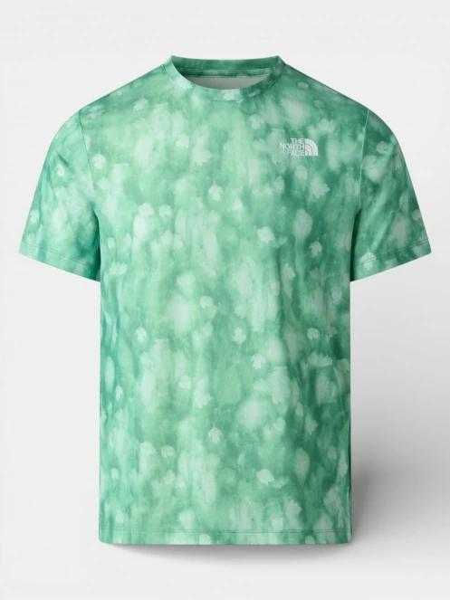 tricou pentru sport, cu maneci scurte pt. barbati The North Face M 24/7 Short Sleeve T-Shirt Reg-Print verde 6