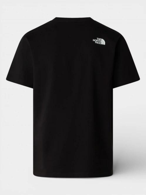 tricou cu maneci scurte pt. barbati The North Face M Mountain Line Regular Short Sleeve Tee negru 7