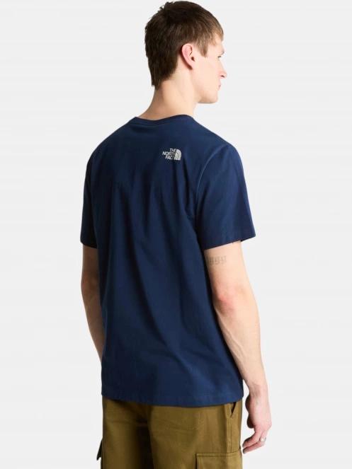tricou cu maneci scurte pt. barbati The North Face M Mountain Line Regular Short Sleeve Tee albastru inchis 3