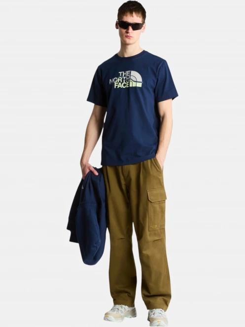tricou cu maneci scurte pt. barbati The North Face M Mountain Line Regular Short Sleeve Tee albastru inchis 4