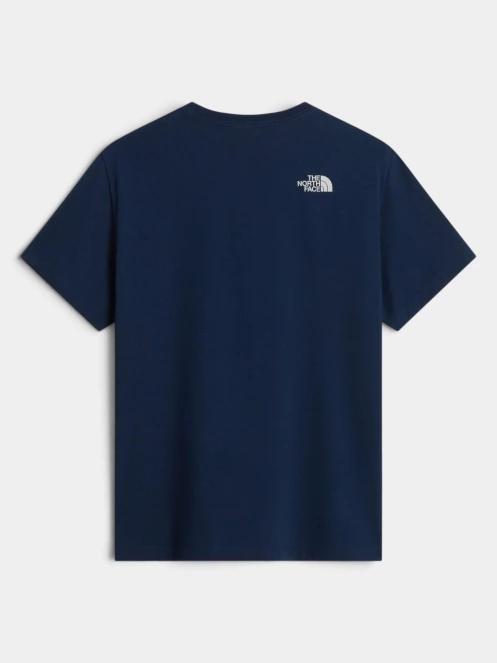 tricou cu maneci scurte pt. barbati The North Face M Mountain Line Regular Short Sleeve Tee albastru inchis 6