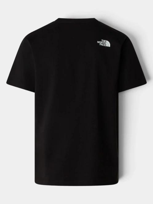 tricou cu maneci scurte pt. barbati The North Face M Mountain Line Regular Short Sleeve Tee negru 3