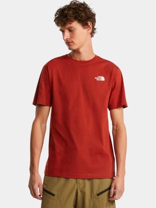 tricou cu maneci scurte pt. barbati The North Face M Vertical Regular Short Sleeve Tee-Grap rosu 2