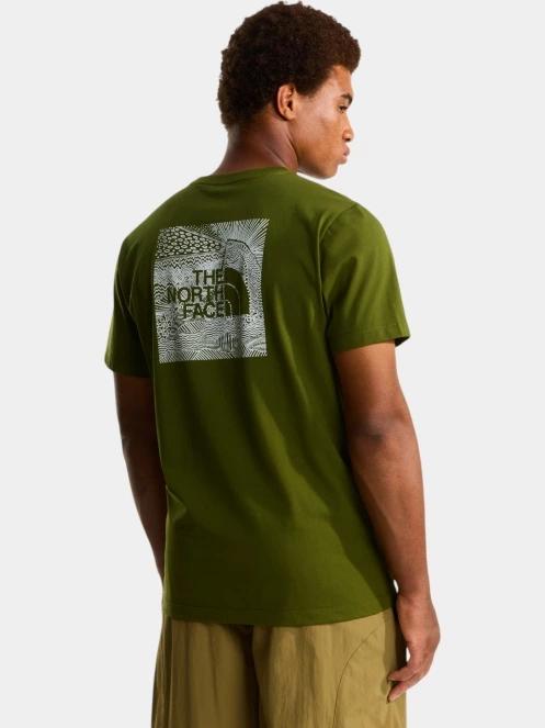tricou cu maneci scurte pt. barbati The North Face M Box Nse Celebration Regular Short Slee verde 4