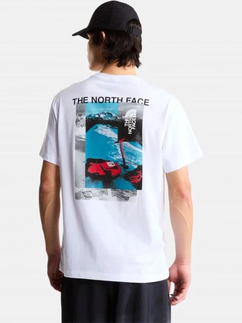 tricou cu maneci scurte pt. barbati The North Face M Apex '75 Collage Relaxed Ss Tee alb 3
