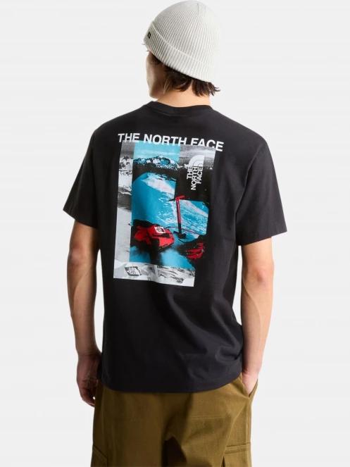 tricou cu maneci scurte pt. barbati The North Face M Apex '75 Collage Relaxed Ss Tee negru 3